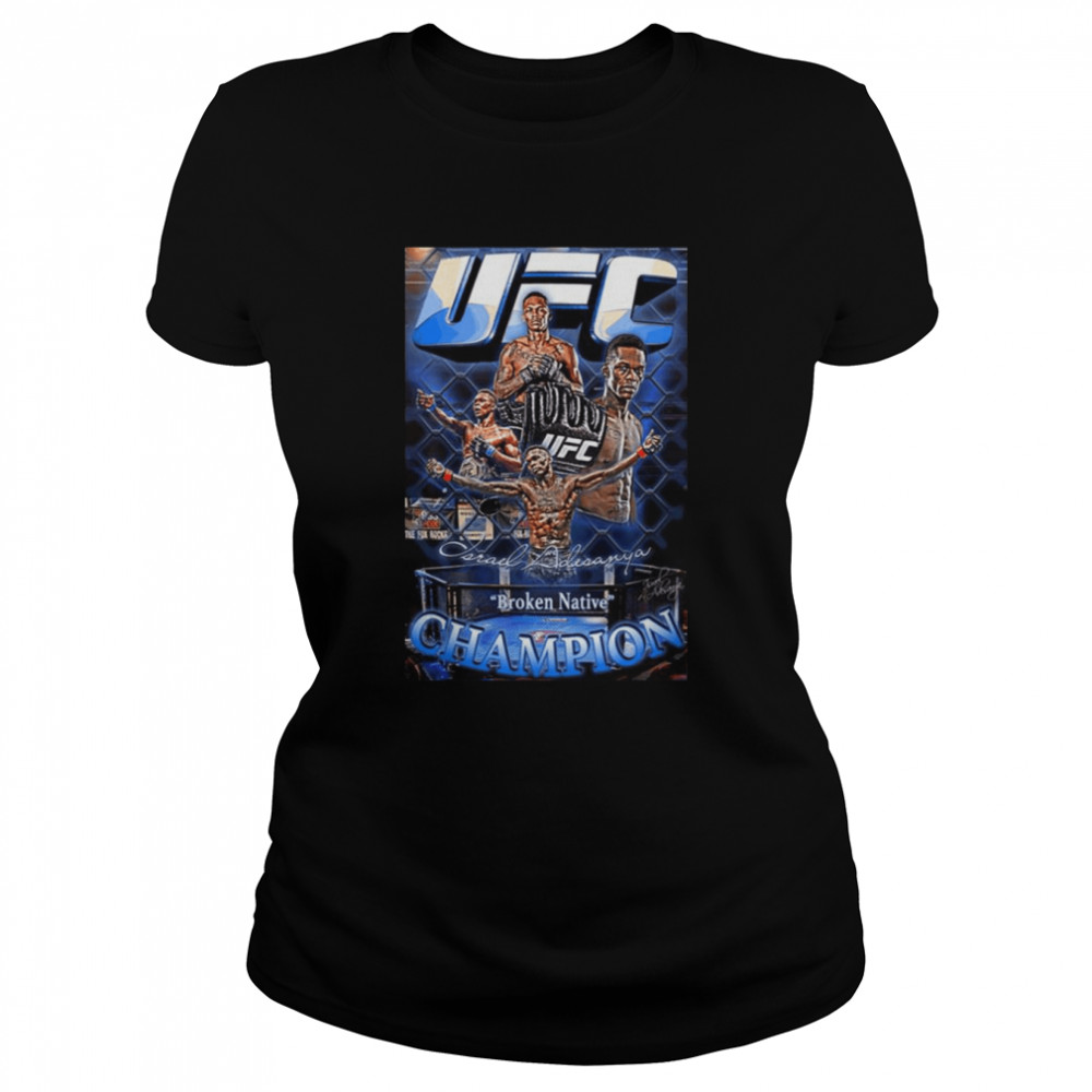 Collage Champion Premium Israel Adesanya shirt Classic Women's T-shirt