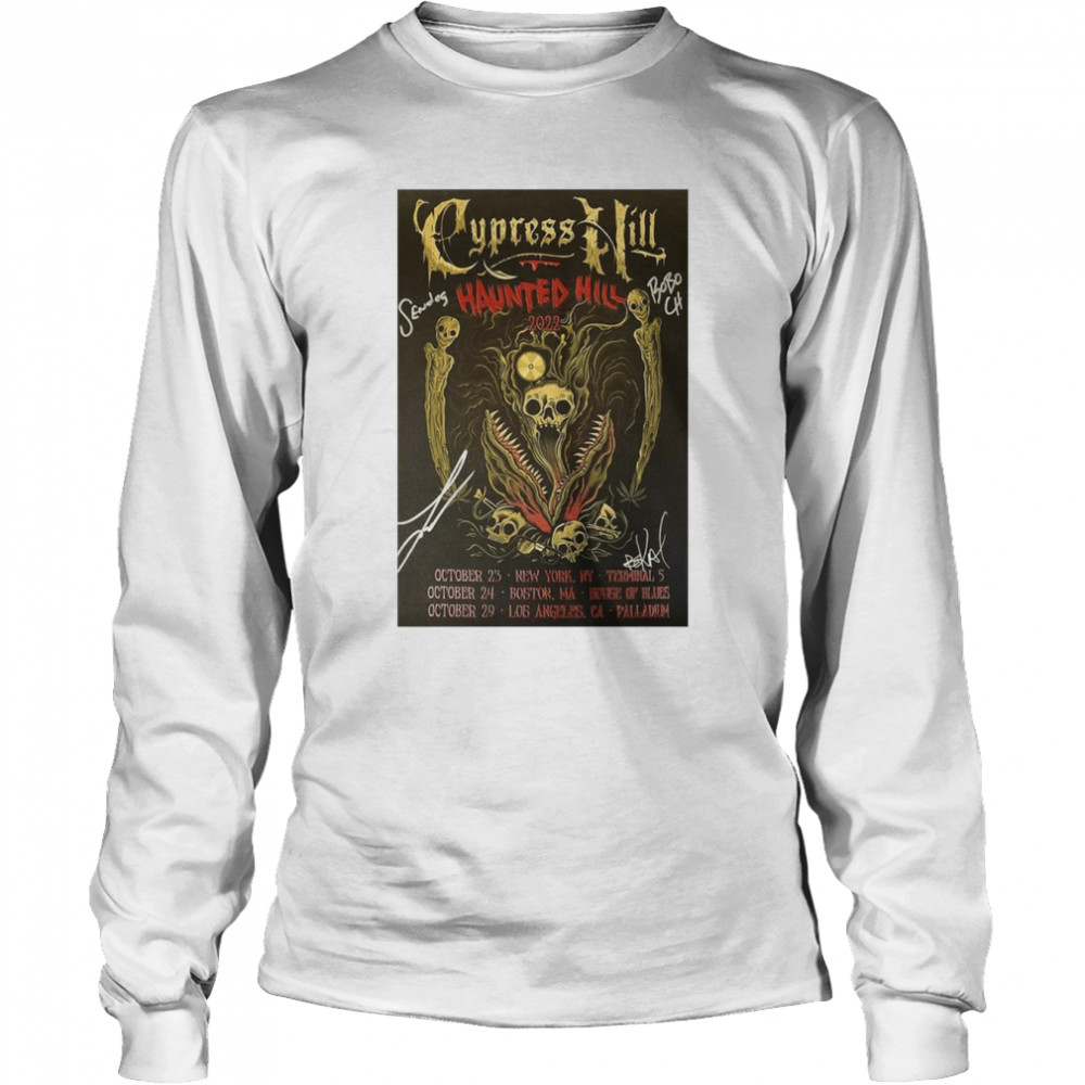 Cypress Hill Haunted Hill 2022 Limited  Long Sleeved T-shirt