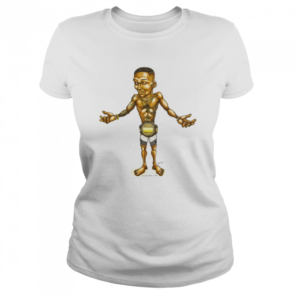 Funny Chibi Fanart Israel Adesanya Mma Ufc shirt Classic Women's T-shirt