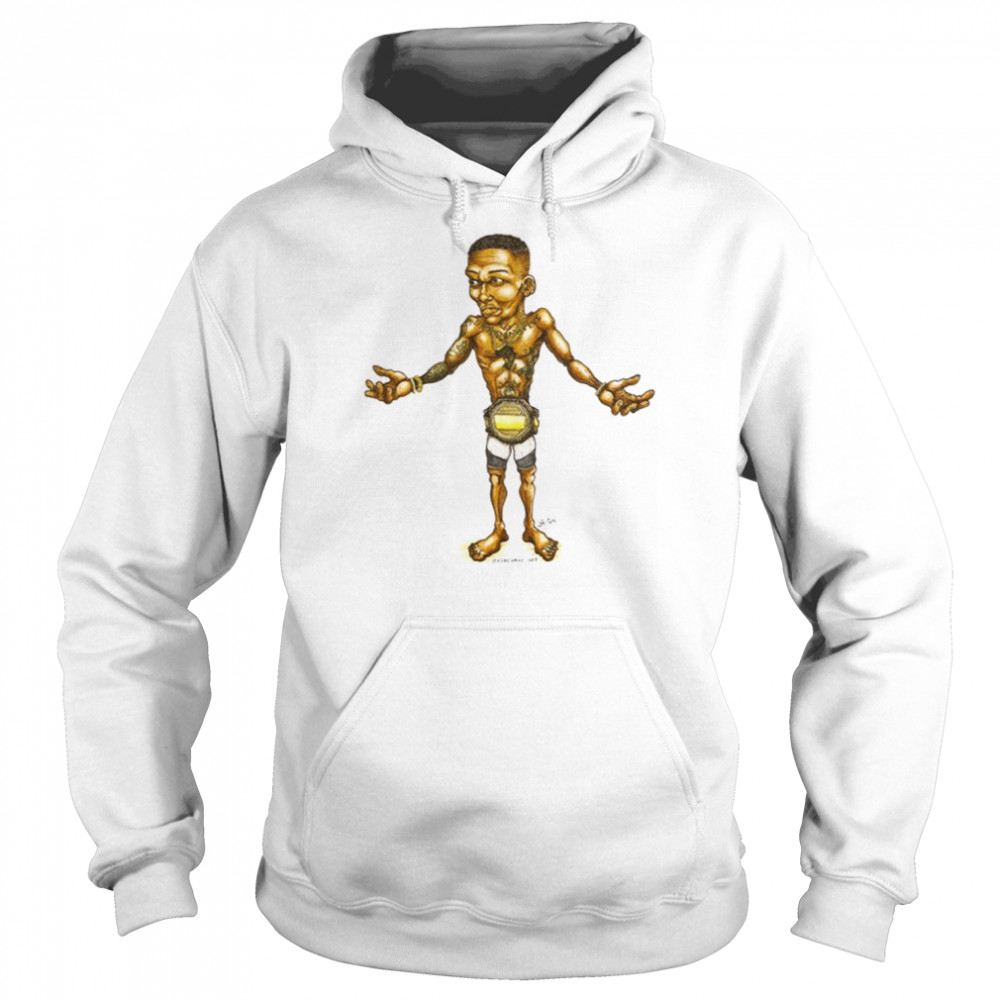 Funny Chibi Fanart Israel Adesanya Mma Ufc shirt Unisex Hoodie