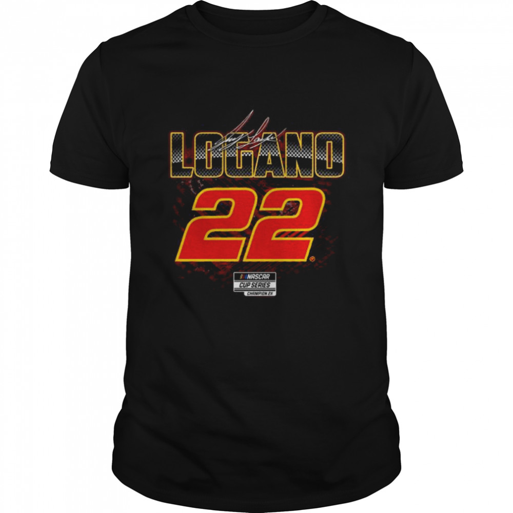 Joey logano 22 nascar cup series champion signature shirt