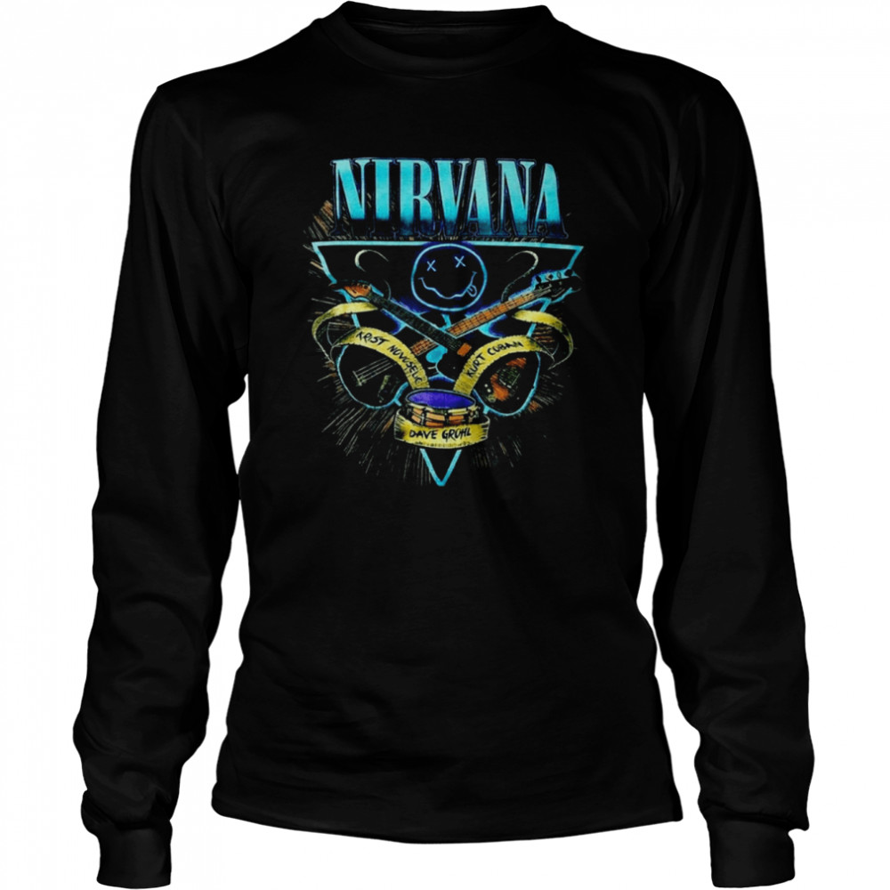 Mane Of Member Nirvana Legend Music Band shirt Long Sleeved T-shirt