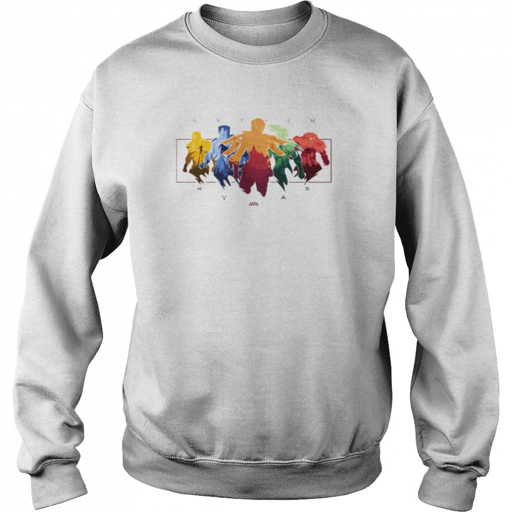 The Five Anthem Symbols shirt Unisex Sweatshirt