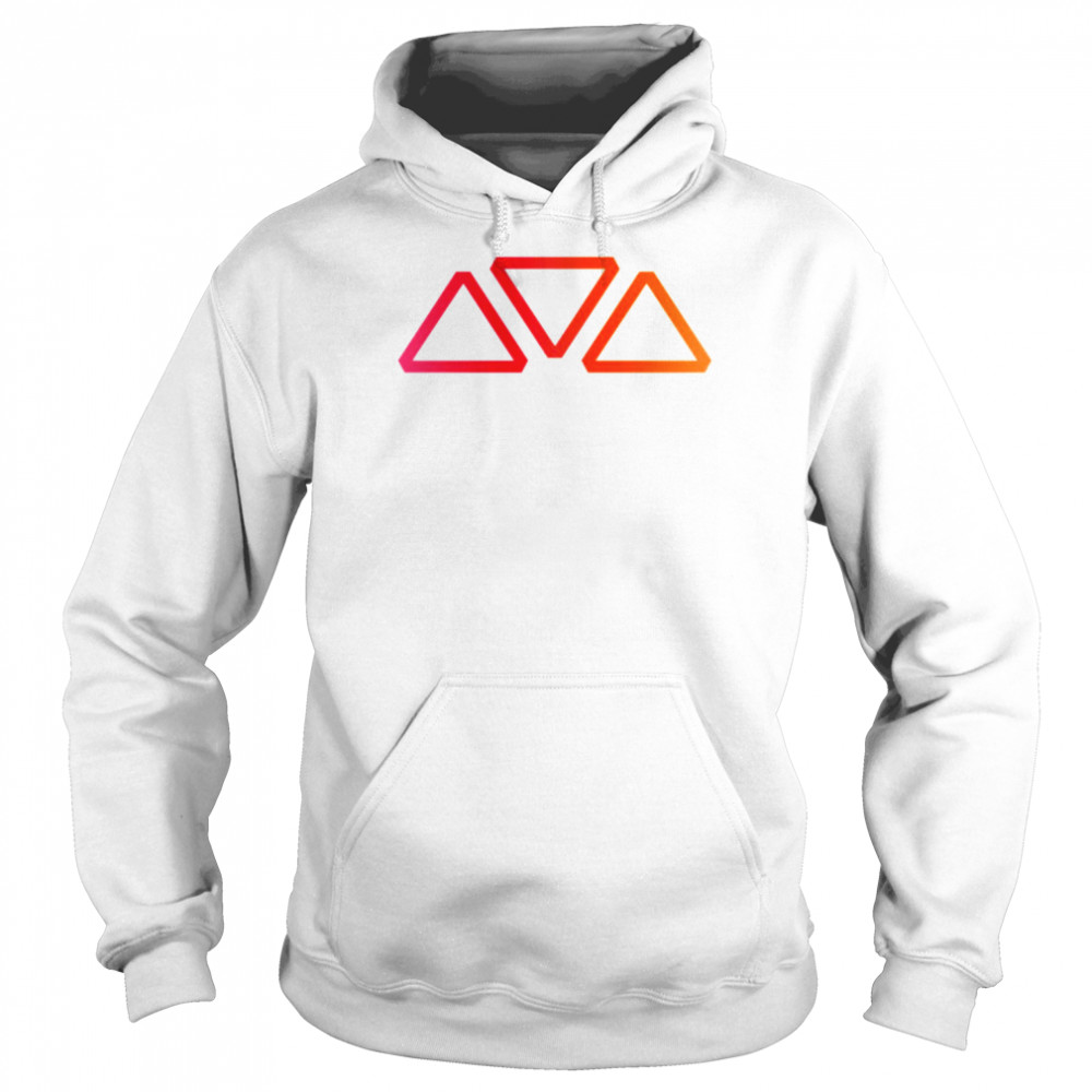 Triangle Logo Anthem Game Clean Color Logo shirt Unisex Hoodie