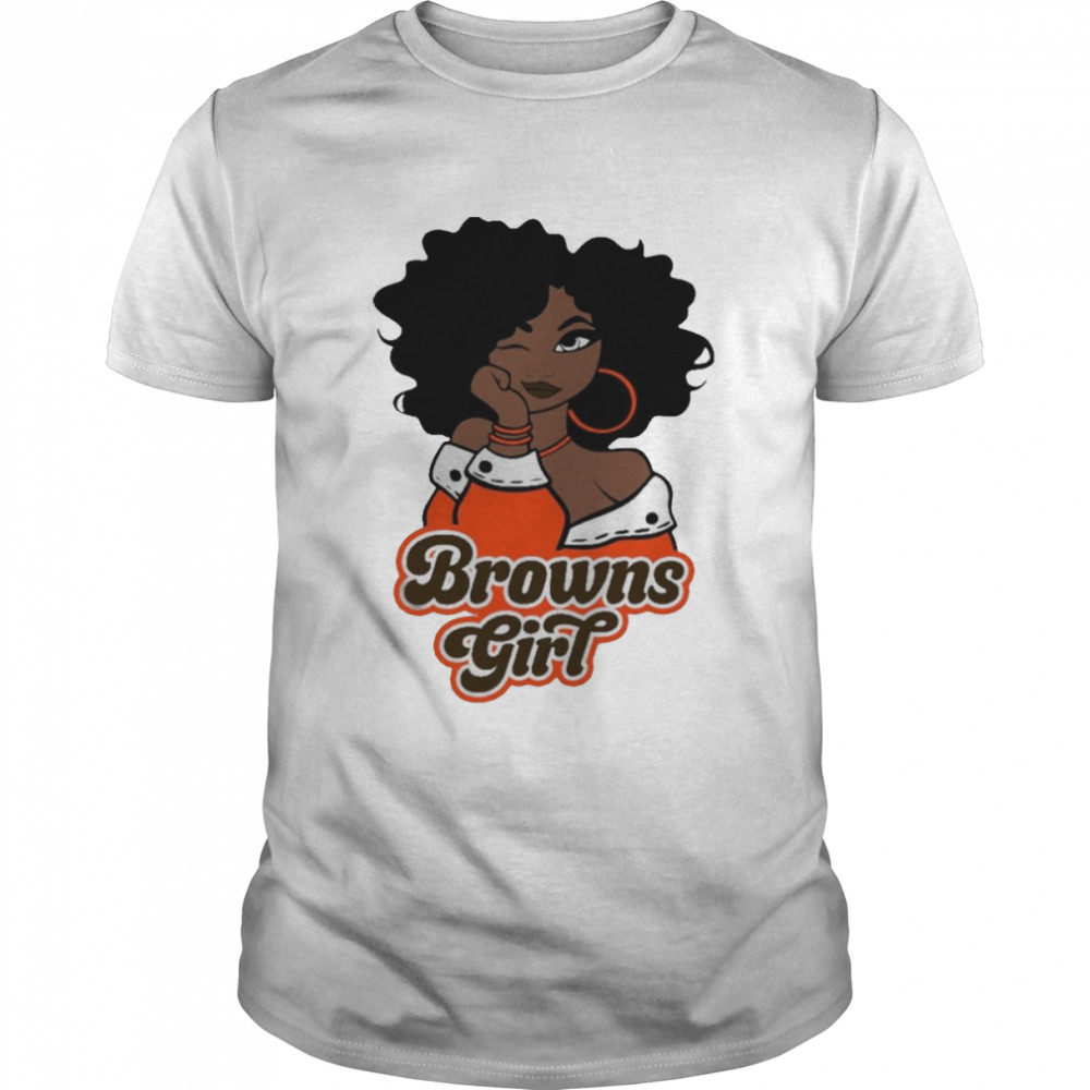 Cleveland Browns football Black Girl 2022 shirt