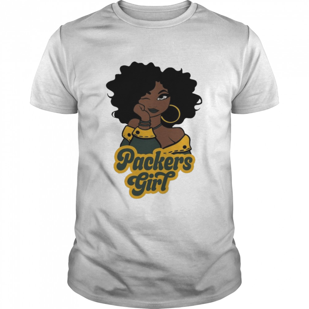 Green Bay Packers football Black Girl 2022 shirt