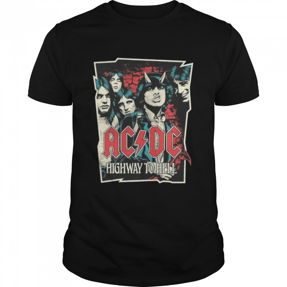 Highway To Hell Acdc Music Band Retro shirt