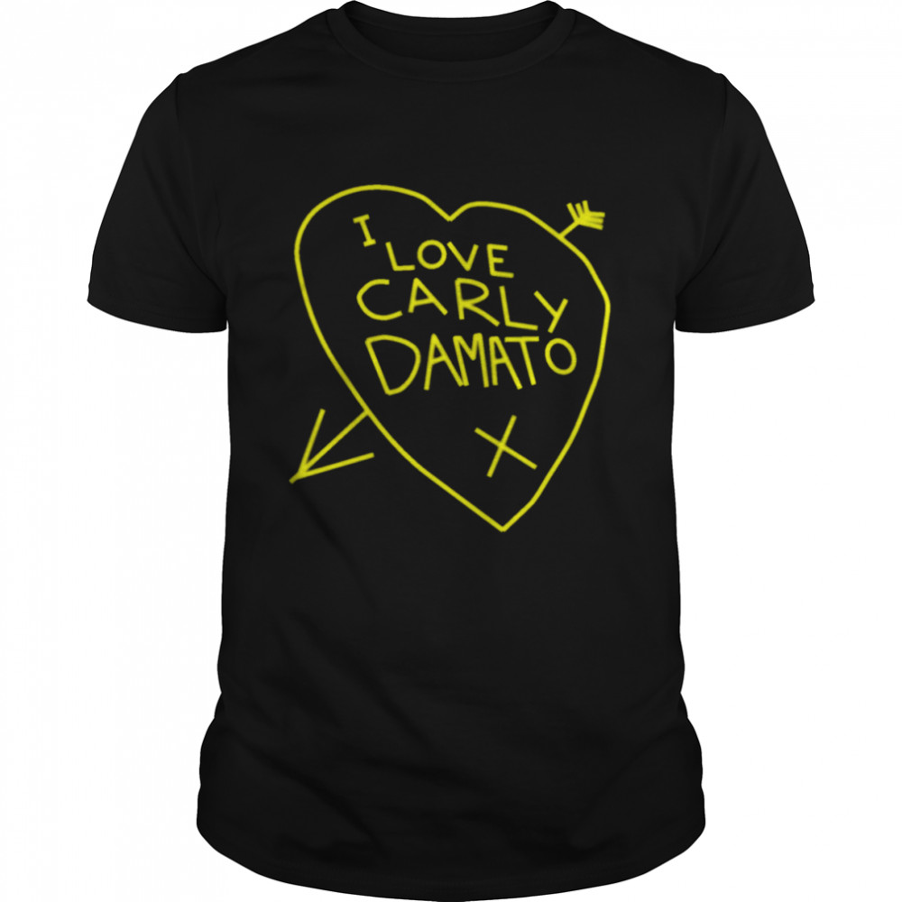 I Love Carly Damato Typo shirt