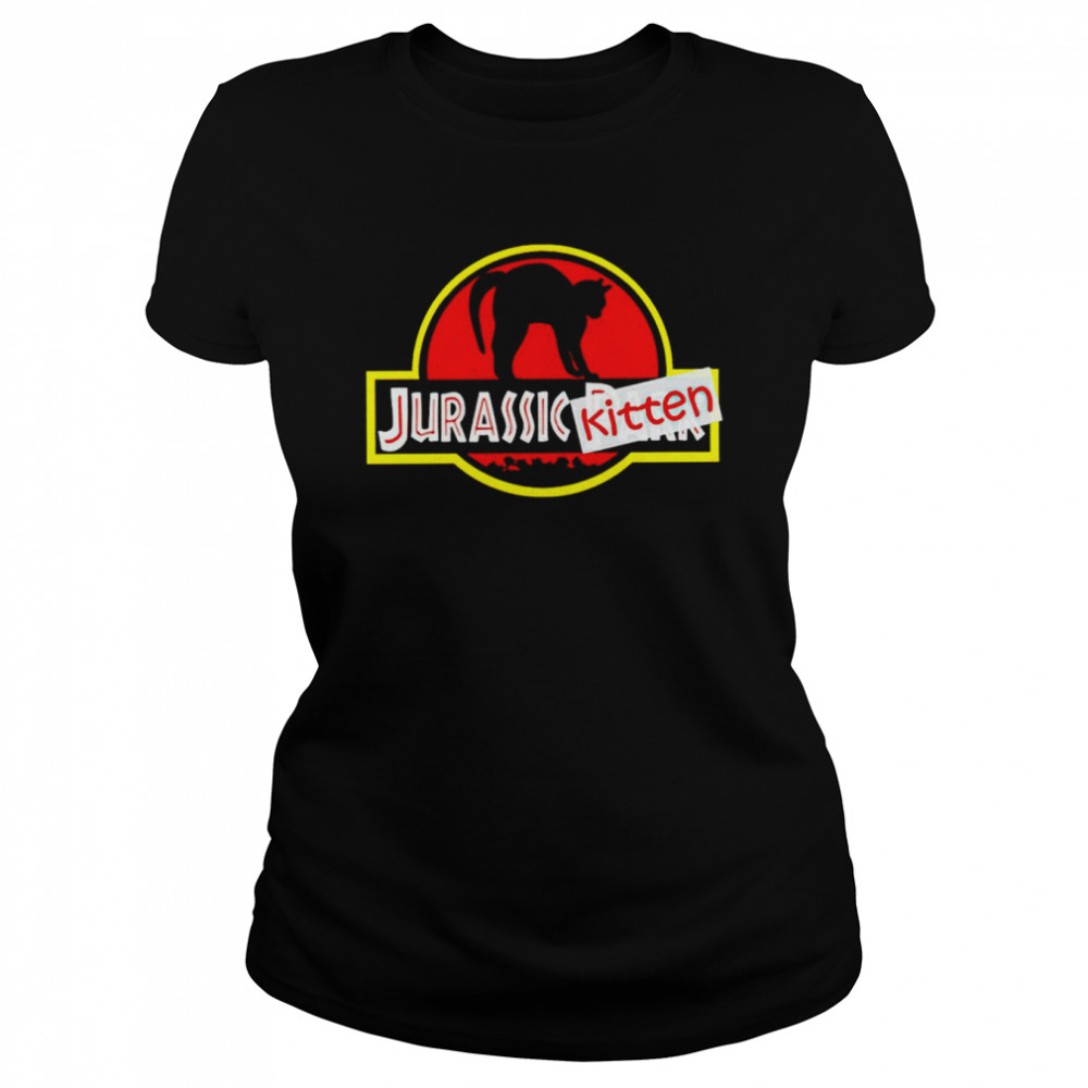 Jurassic Kitten Logo Parody shirt Classic Women's T-shirt