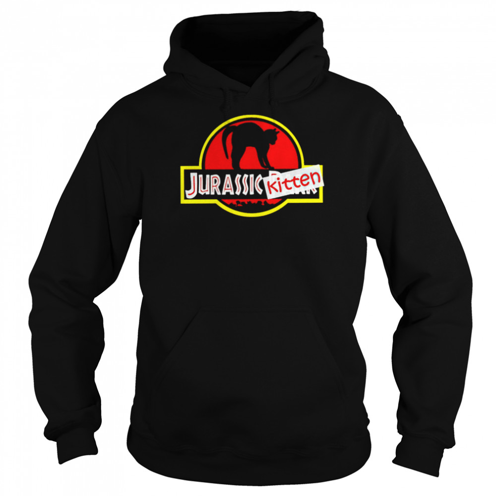 Jurassic Kitten Logo Parody shirt Unisex Hoodie