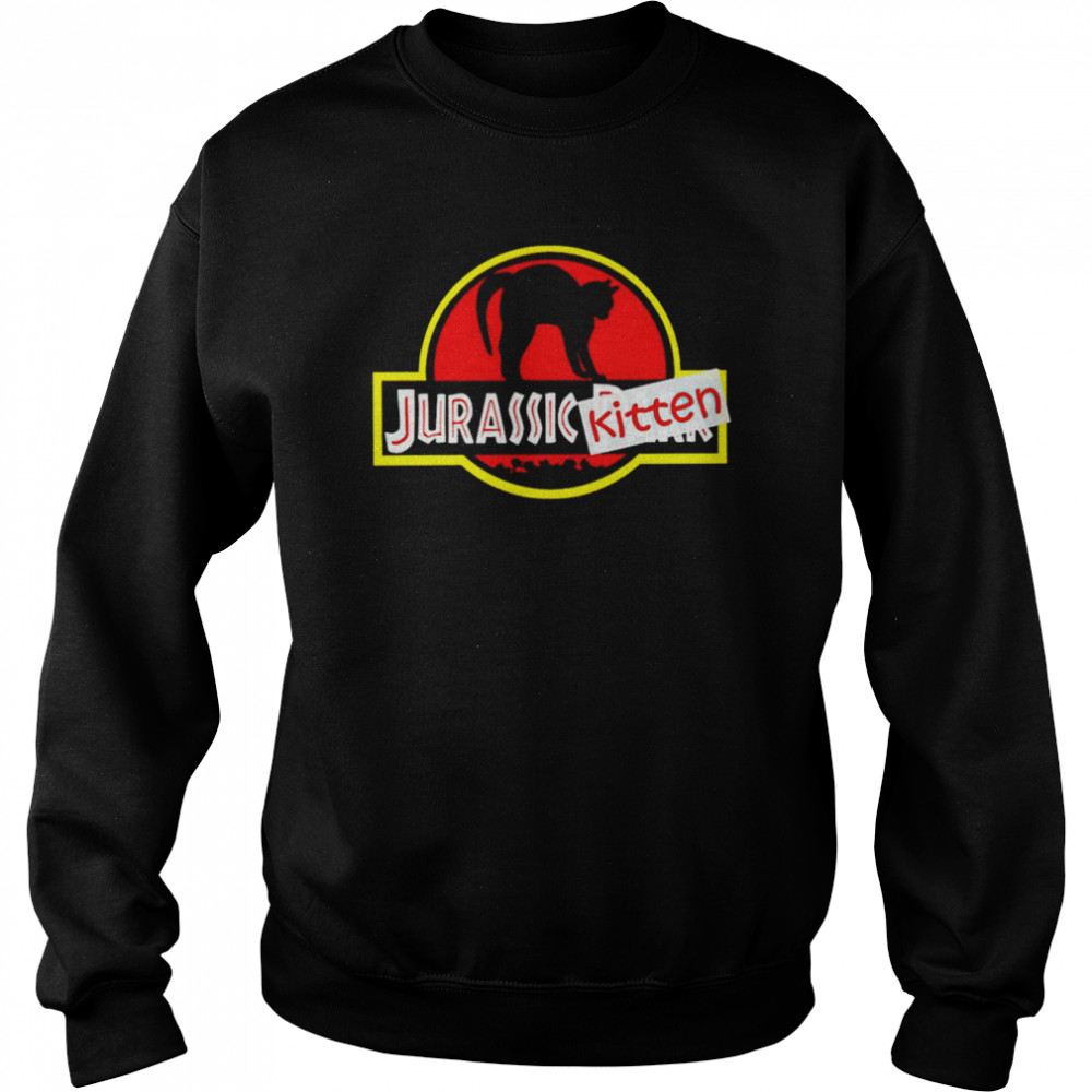 Jurassic Kitten Logo Parody shirt Unisex Sweatshirt