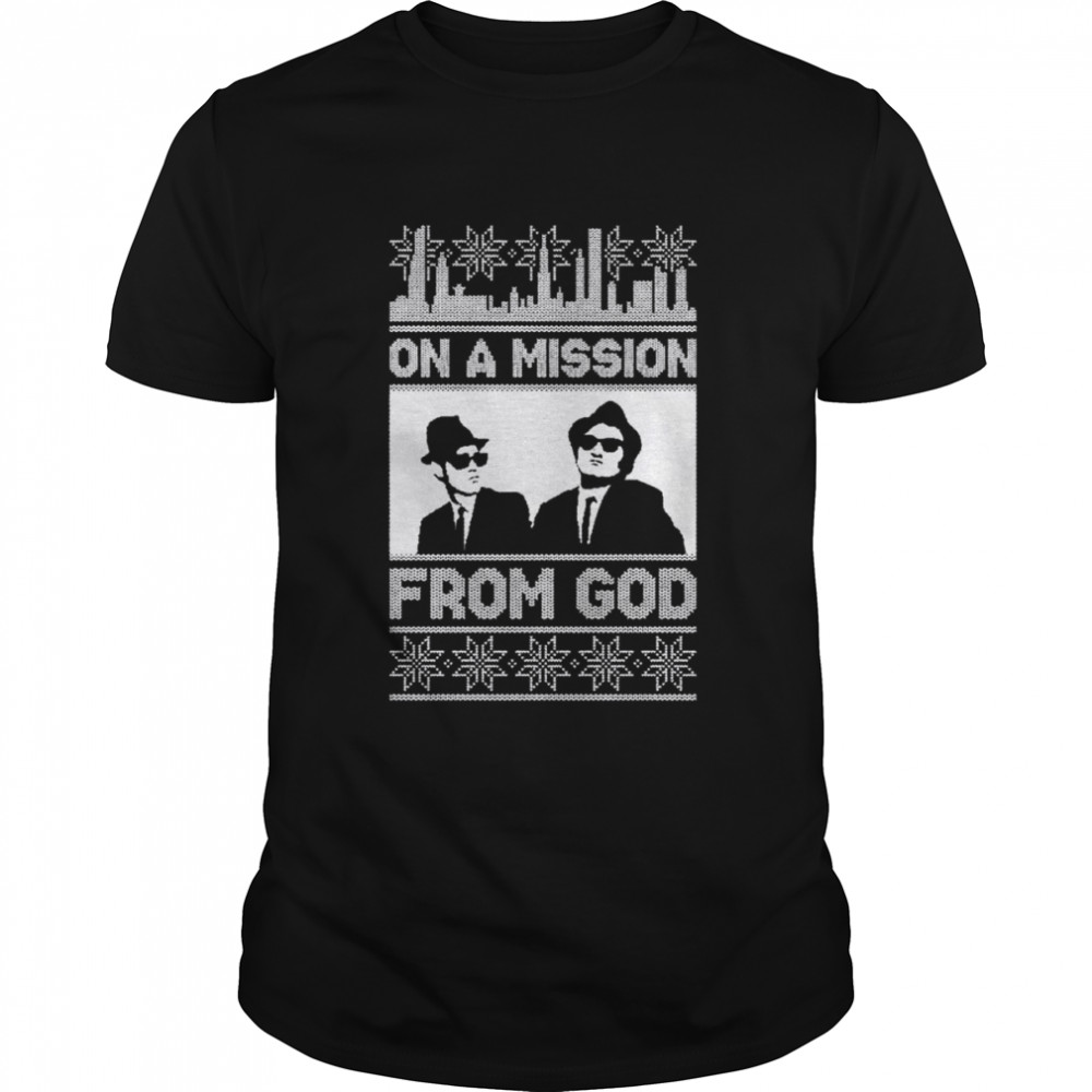 Mission from god 2022 ugly Christmas shirt