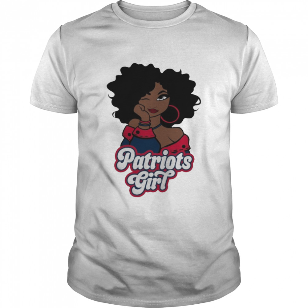 New England Patriots football Black Girl 2022 shirt