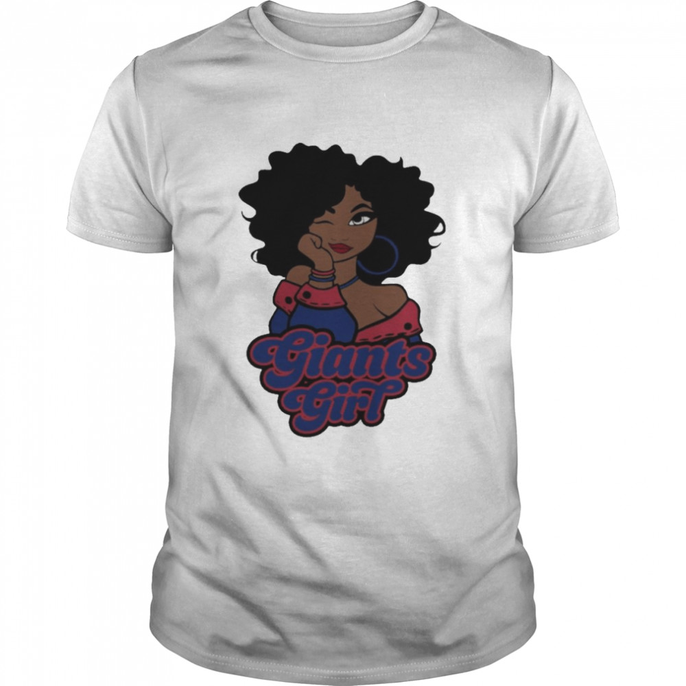 New York Giants football Black Girl 2022 shirt