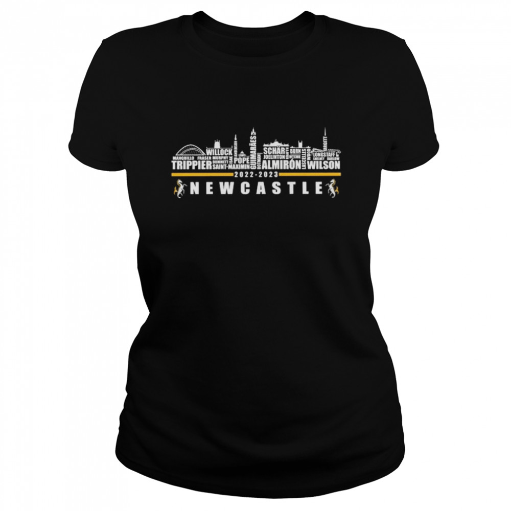 Newcastle 2022 team soccer skyline shirt Classic Women's T-shirt