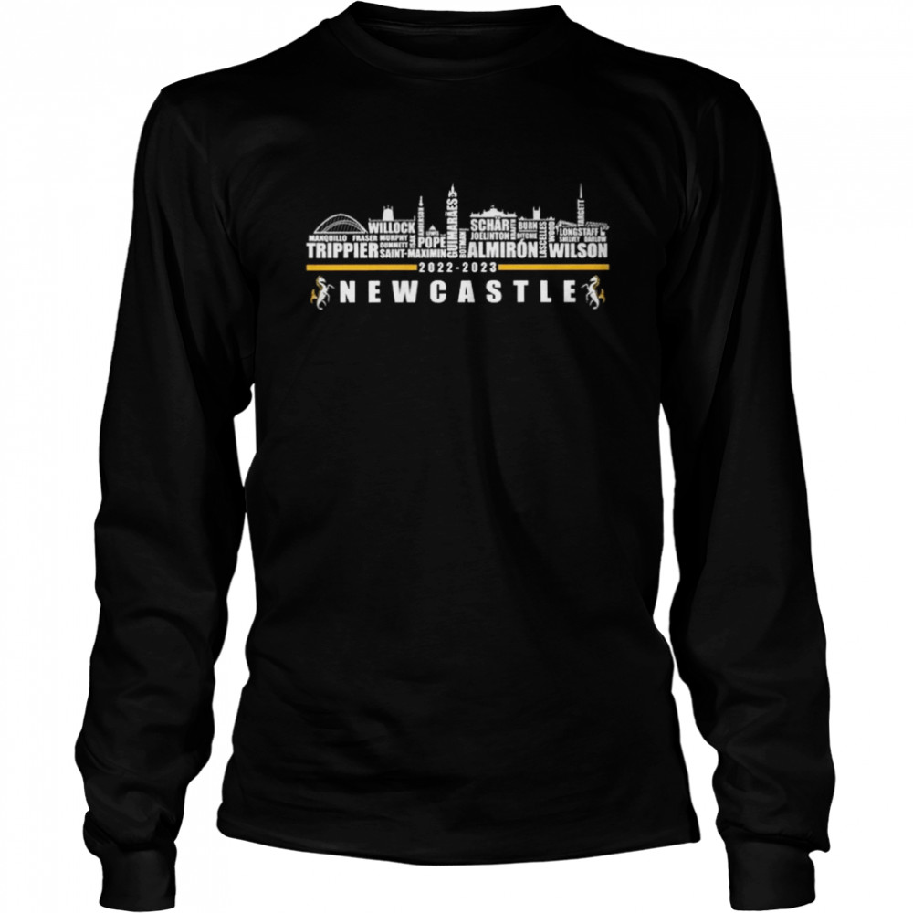 Newcastle 2022 team soccer skyline shirt Long Sleeved T-shirt
