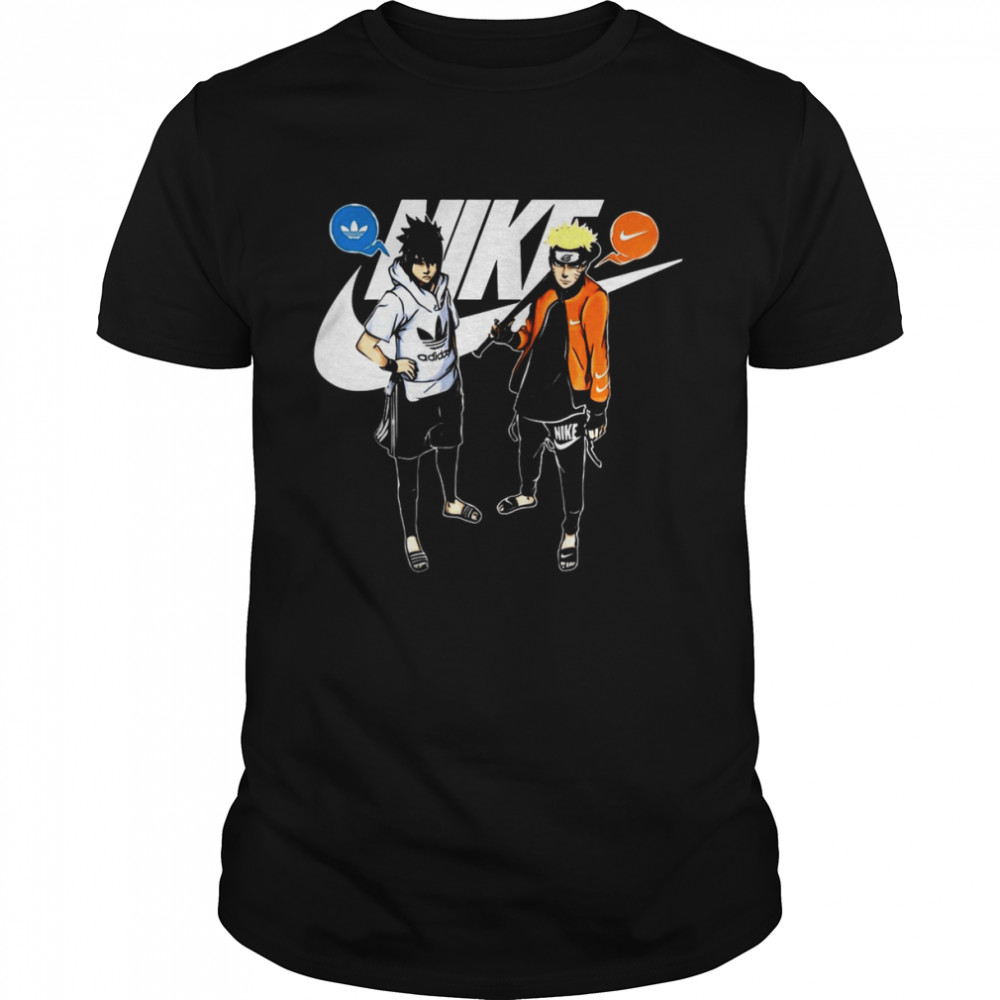 Sasuke Adidas And Naruto Nike New Design shirt