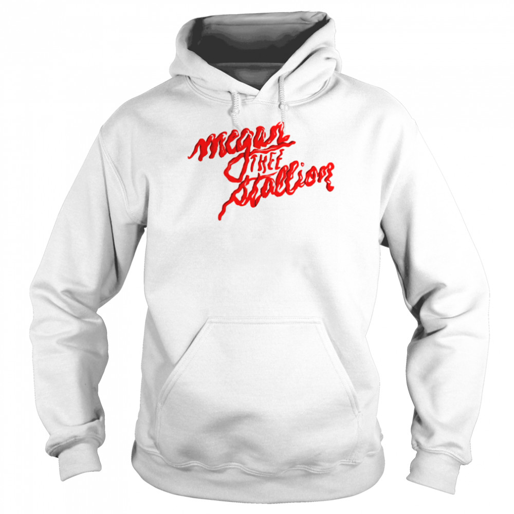 Unique Megan Thee Stallion Typo shirt Unisex Hoodie