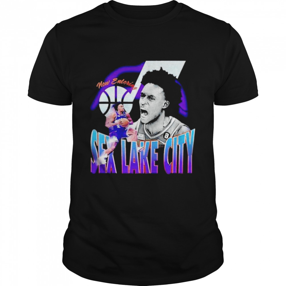 Utah Jazz Now Entering Sex Lake City Shirt