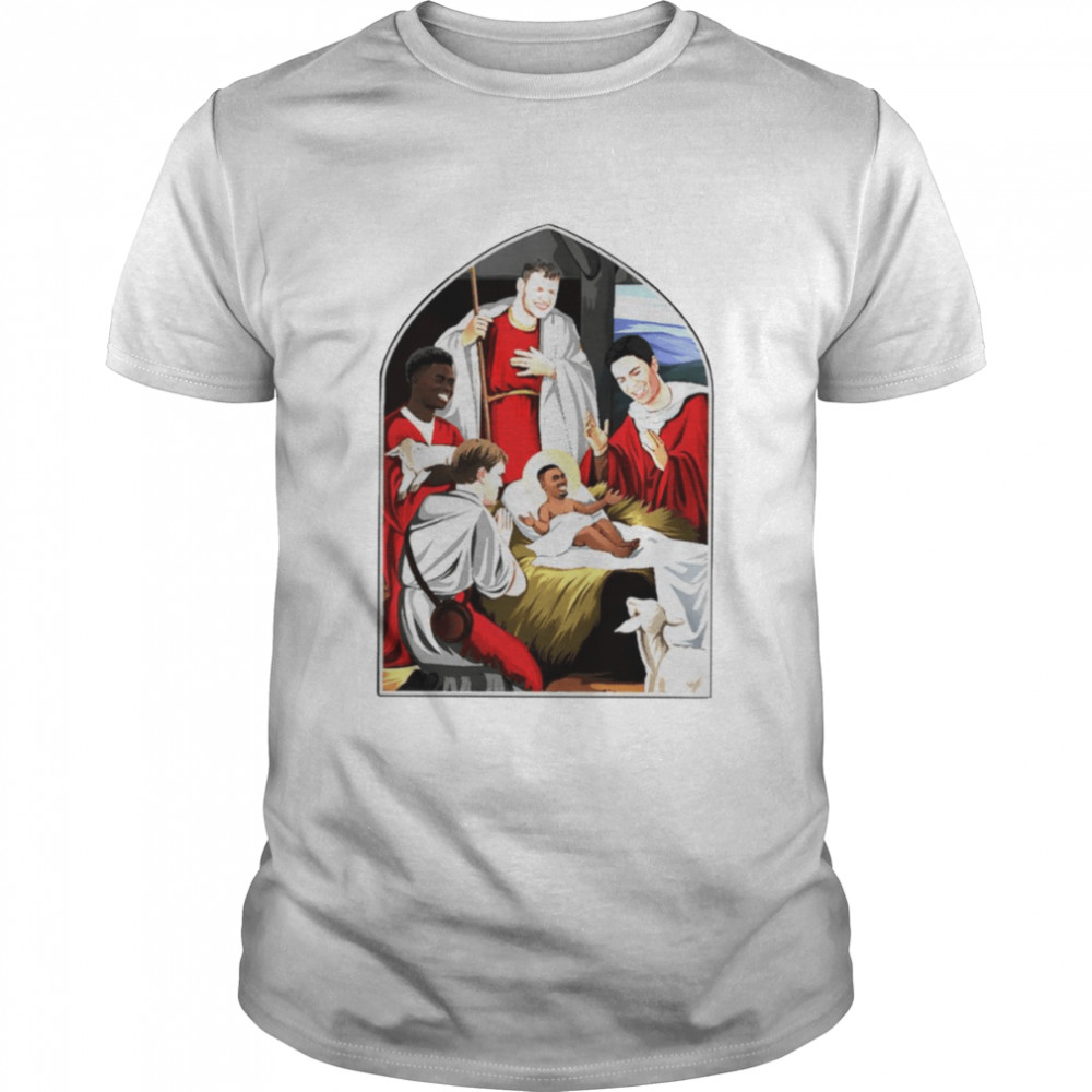 Victoria Arsenal Nativity Christmas Jumper shirt