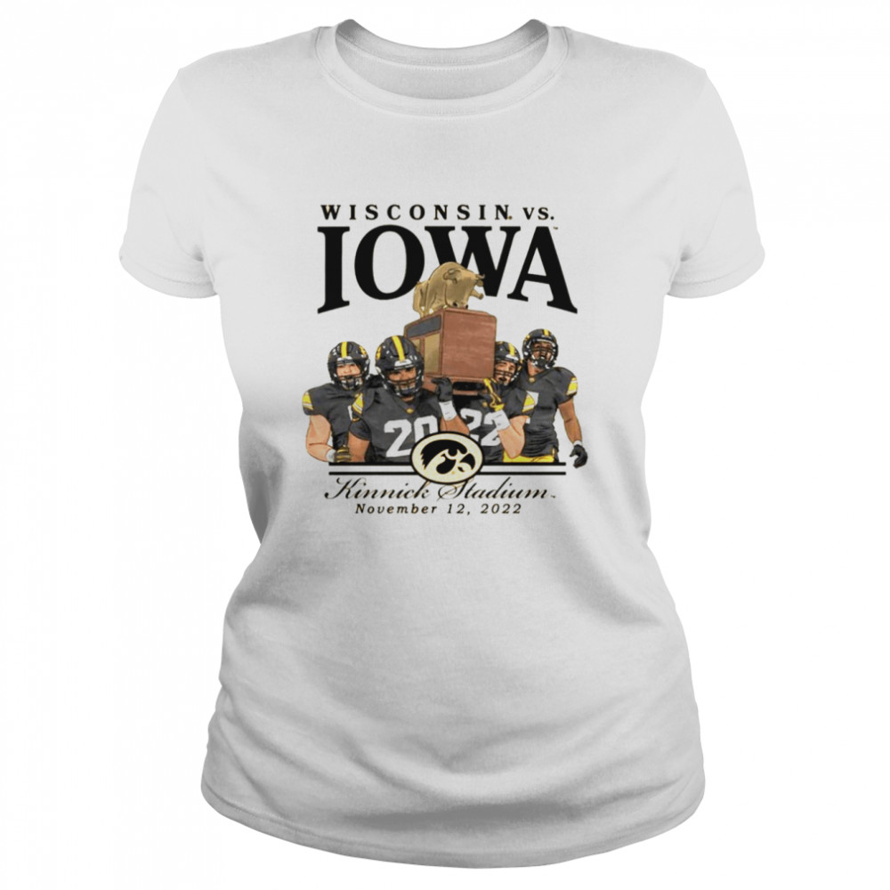 Wisconsin Badgers Vs Iowa Hawkeyes Game Day 2022  Classic Women's T-shirt