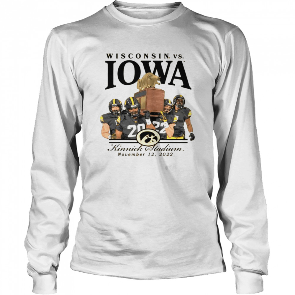 Wisconsin Badgers Vs Iowa Hawkeyes Game Day 2022  Long Sleeved T-shirt