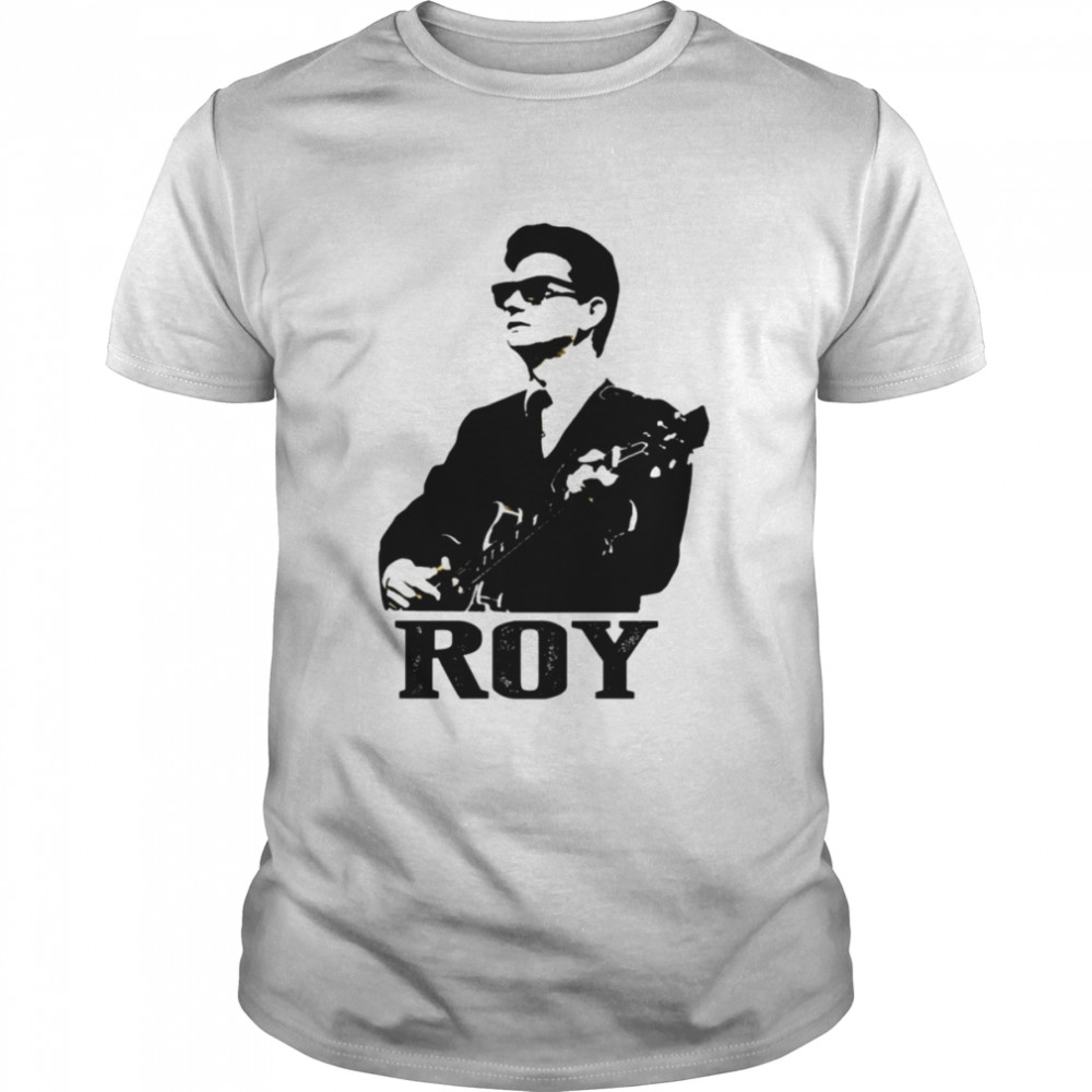 Black Stencil Music Guitarist Roy Orbison shirt