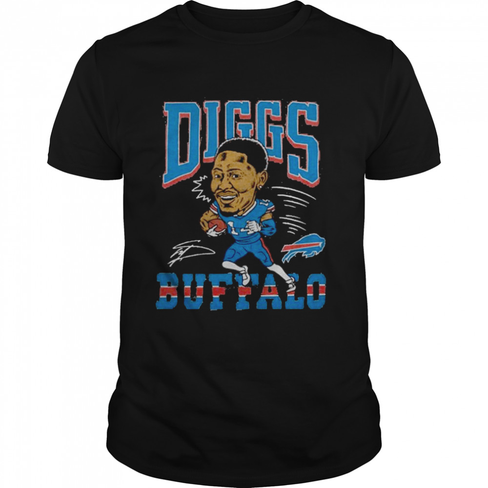 Buffalo Bills Stefon Diggs Signature Homage Caricature Player Shirt