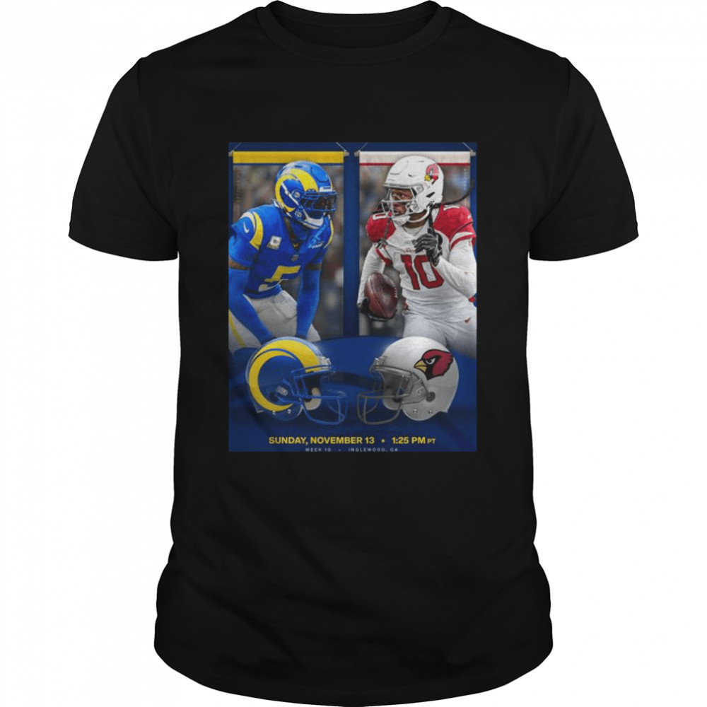 Cardinals vs Rams NFL November 13 2022 matchup shirt