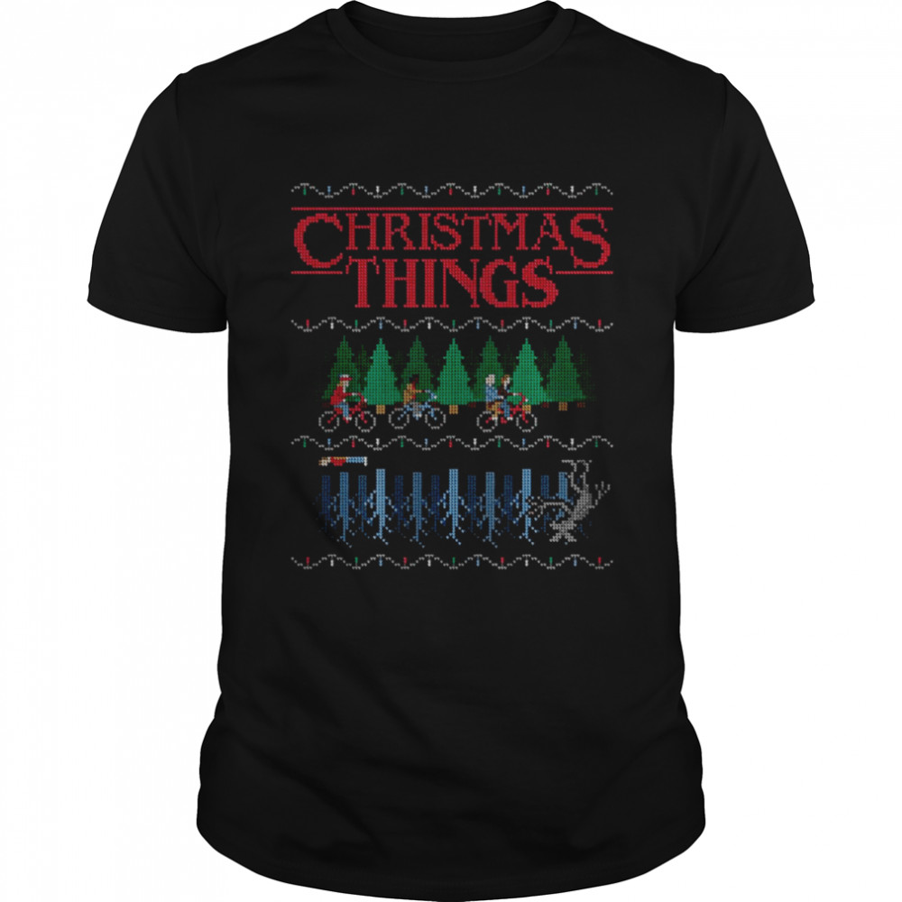 Christmas Things Funny Stranger Thing Up Side Down shirt