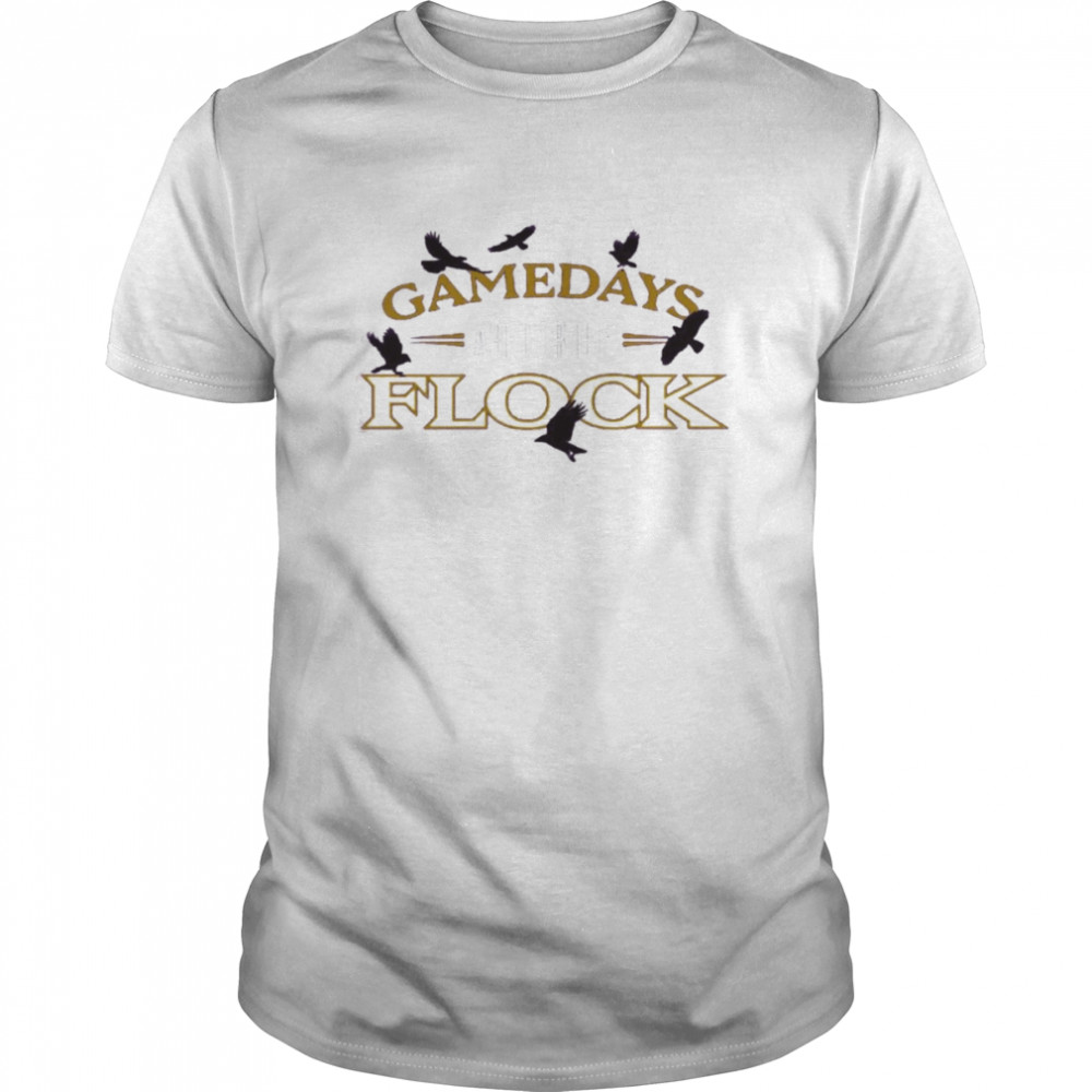 Gamedays are for flock Baltimore Ravens football shirt