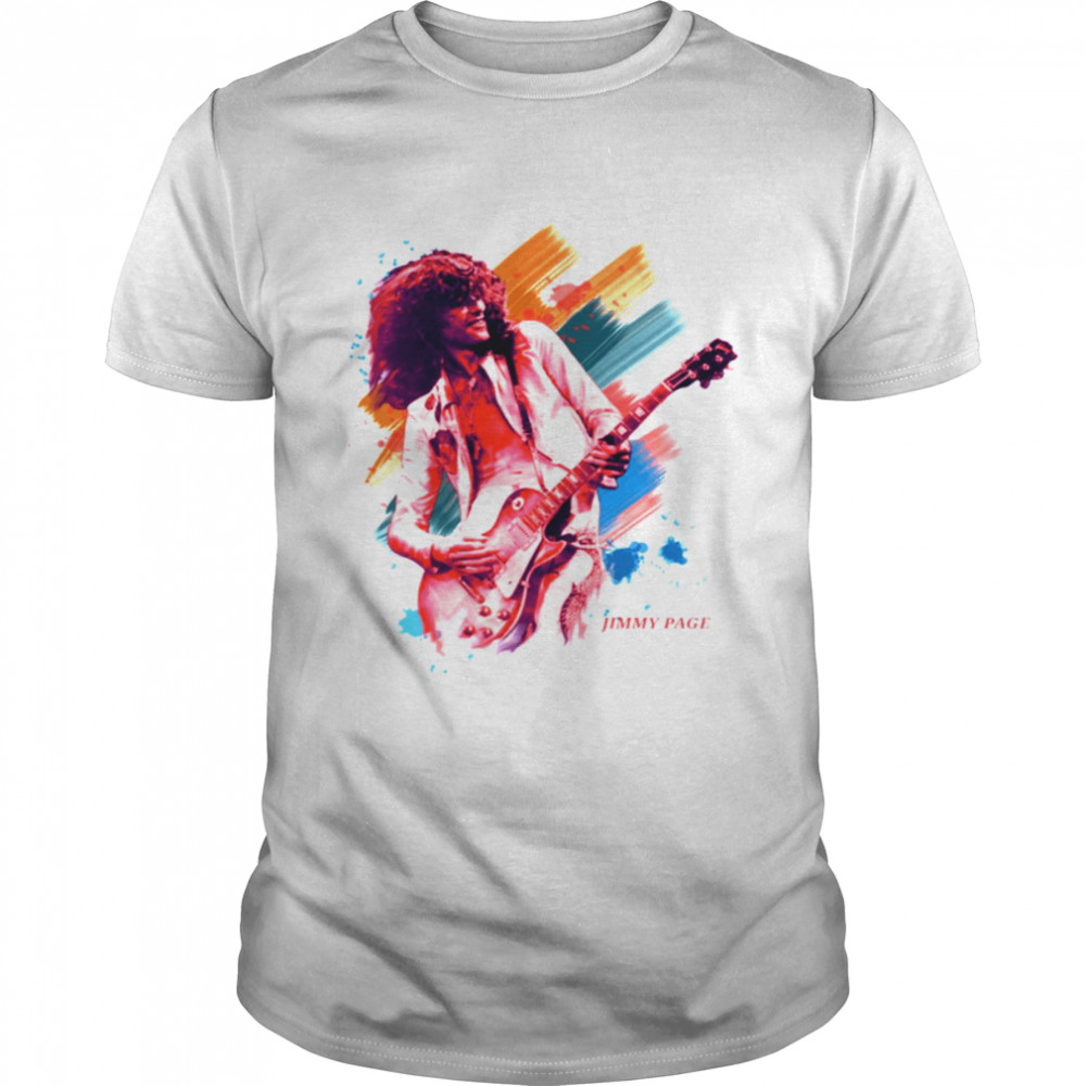 Graphic Jimmy Page On Stage shirt