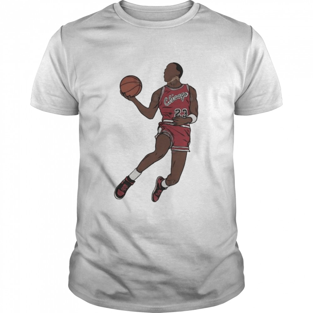 michael Jordan Chicago Bulls dunk contest shirt