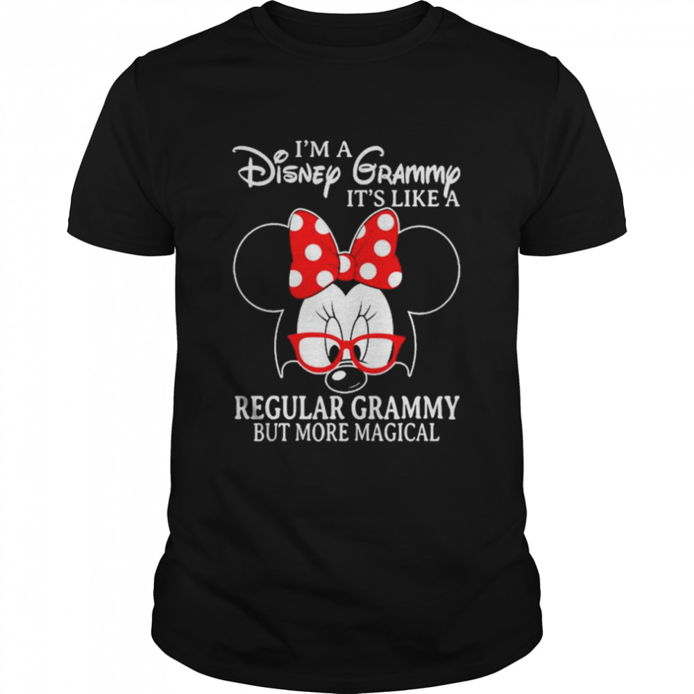 Minnie Mouse I’m a Disney Grammy It’s like a Regular Grammy but more magical shirt