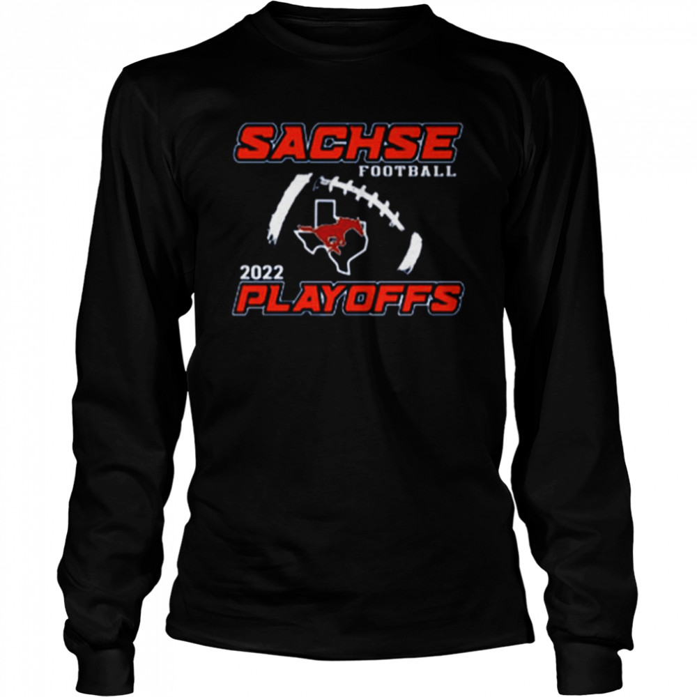 Sachse Mustang Football 2022 Playoff  Long Sleeved T-shirt