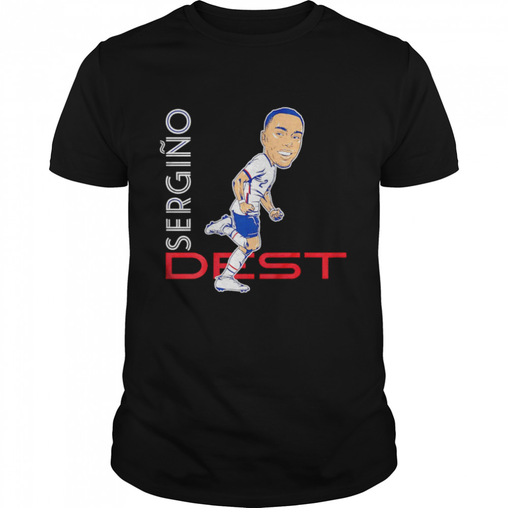 Sergiño Dest Caricature shirt