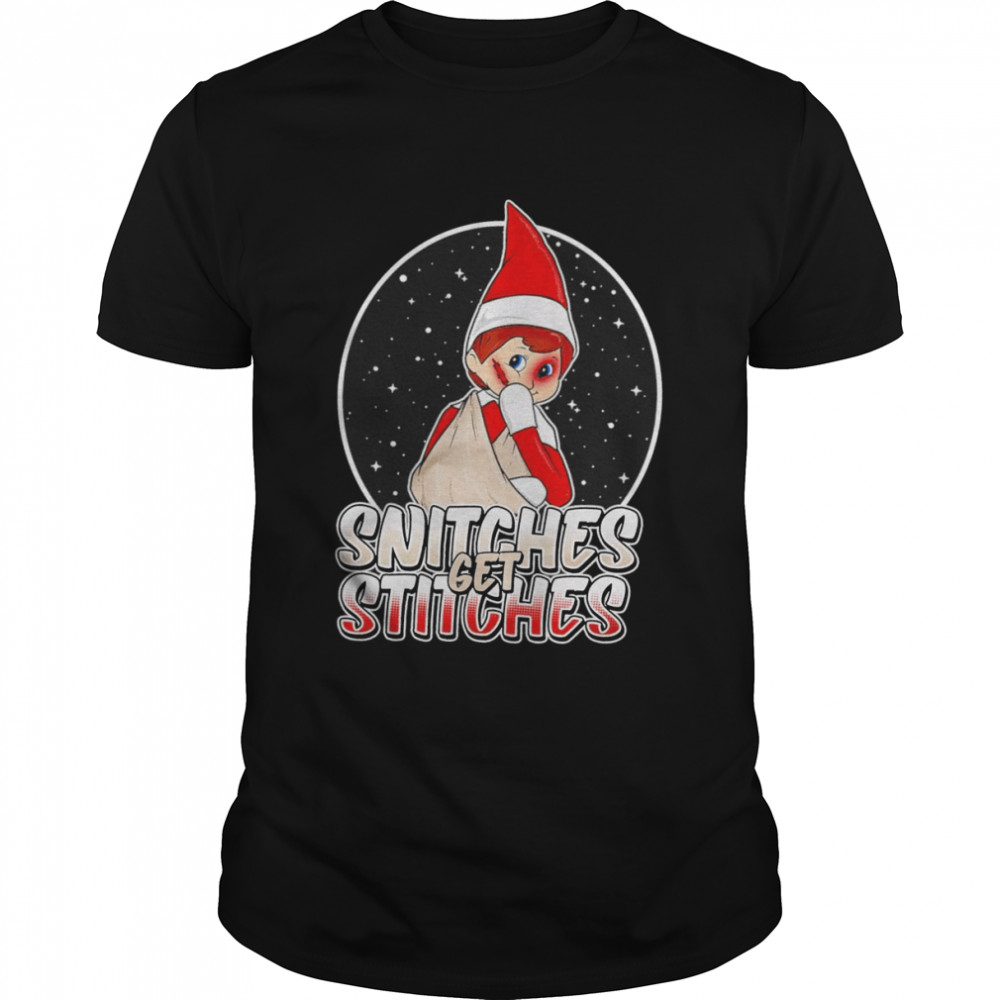 Snitches Get Stitches Christmas shirt