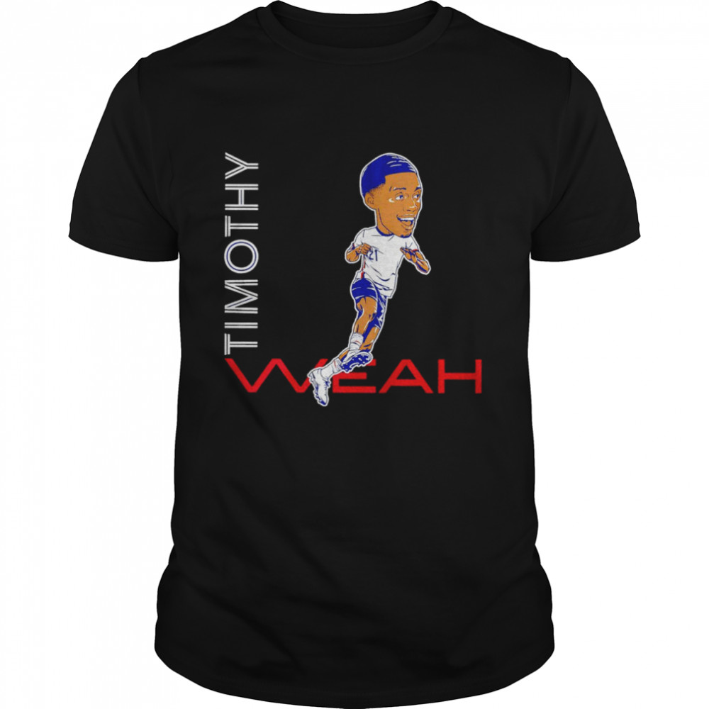 Timothy Weah Caricature shirt