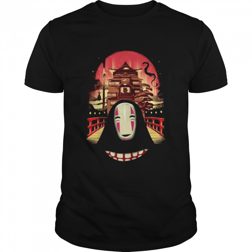 Without Face Happy No Face Spirited Away Anime shirt