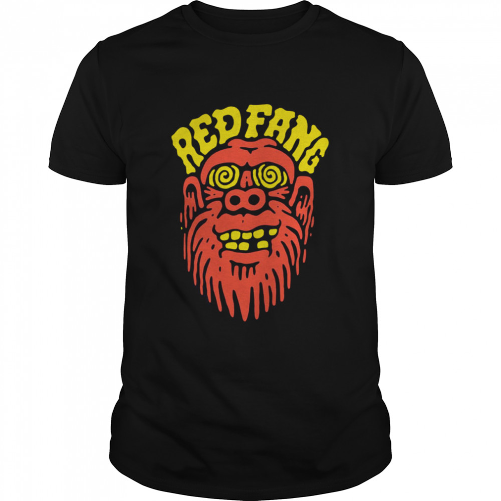 Bigfoot Logo Design Red Fang shirt