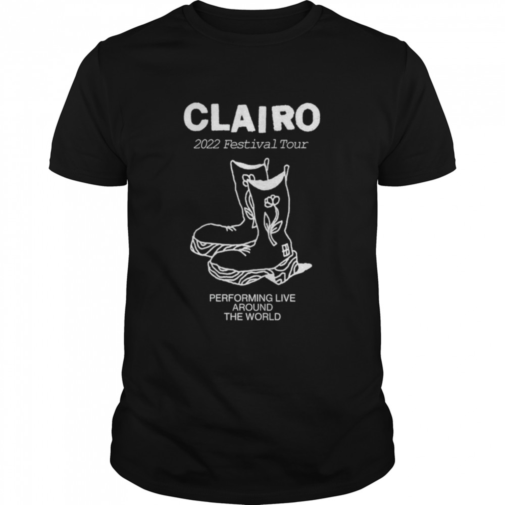 Clairo boots festival clairo 2022 tour shirt