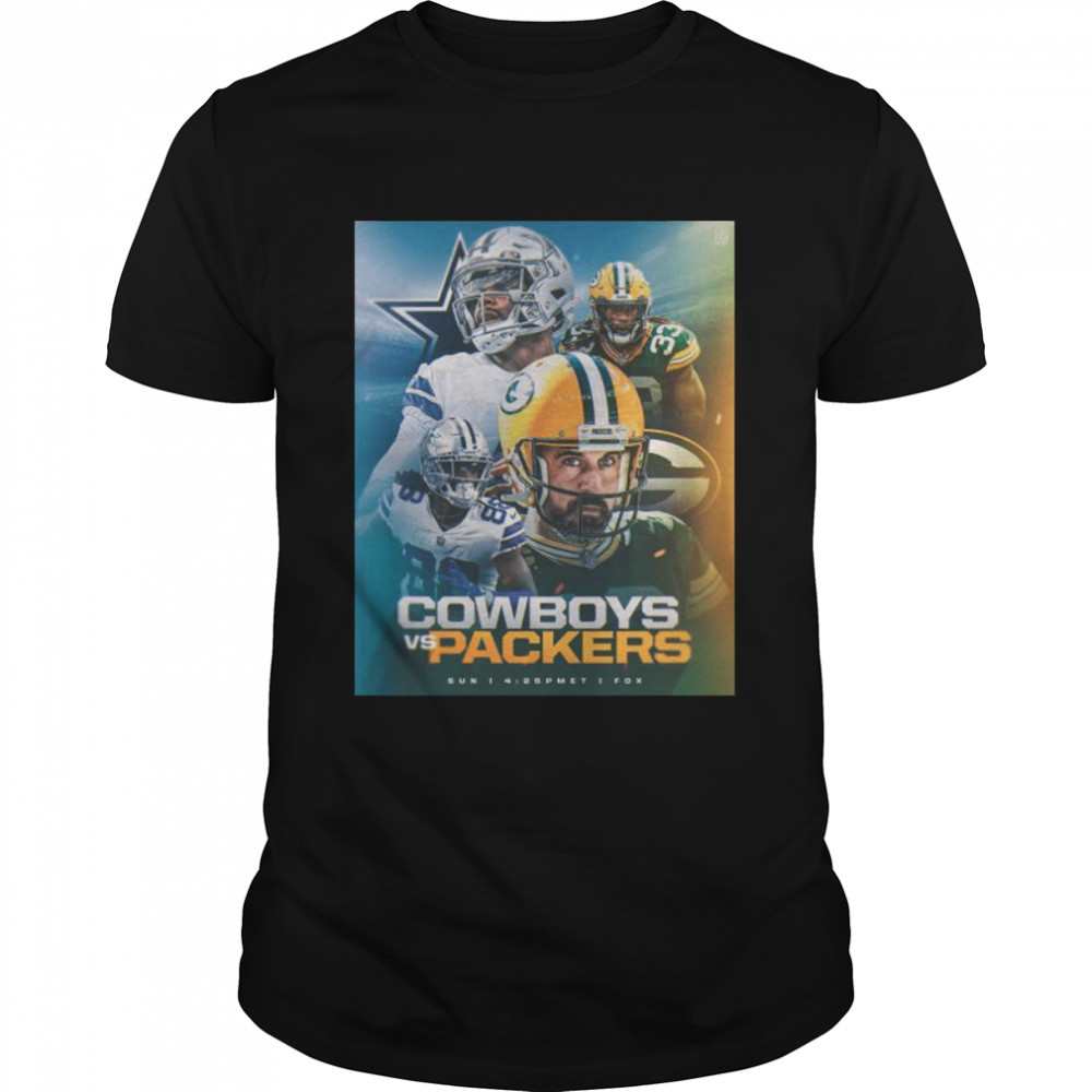 Cowboys vs Packers NFL 2022 kickoff matchup shirt