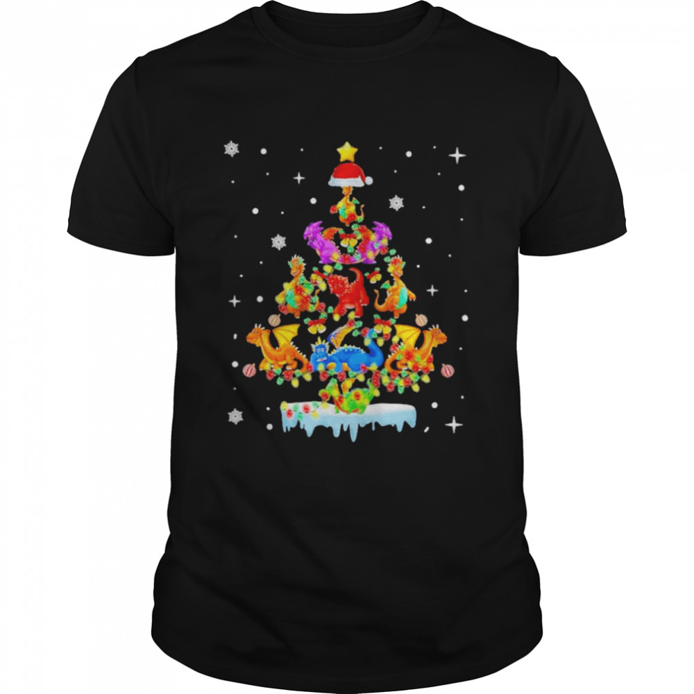 Dragon Christmas tree shirt