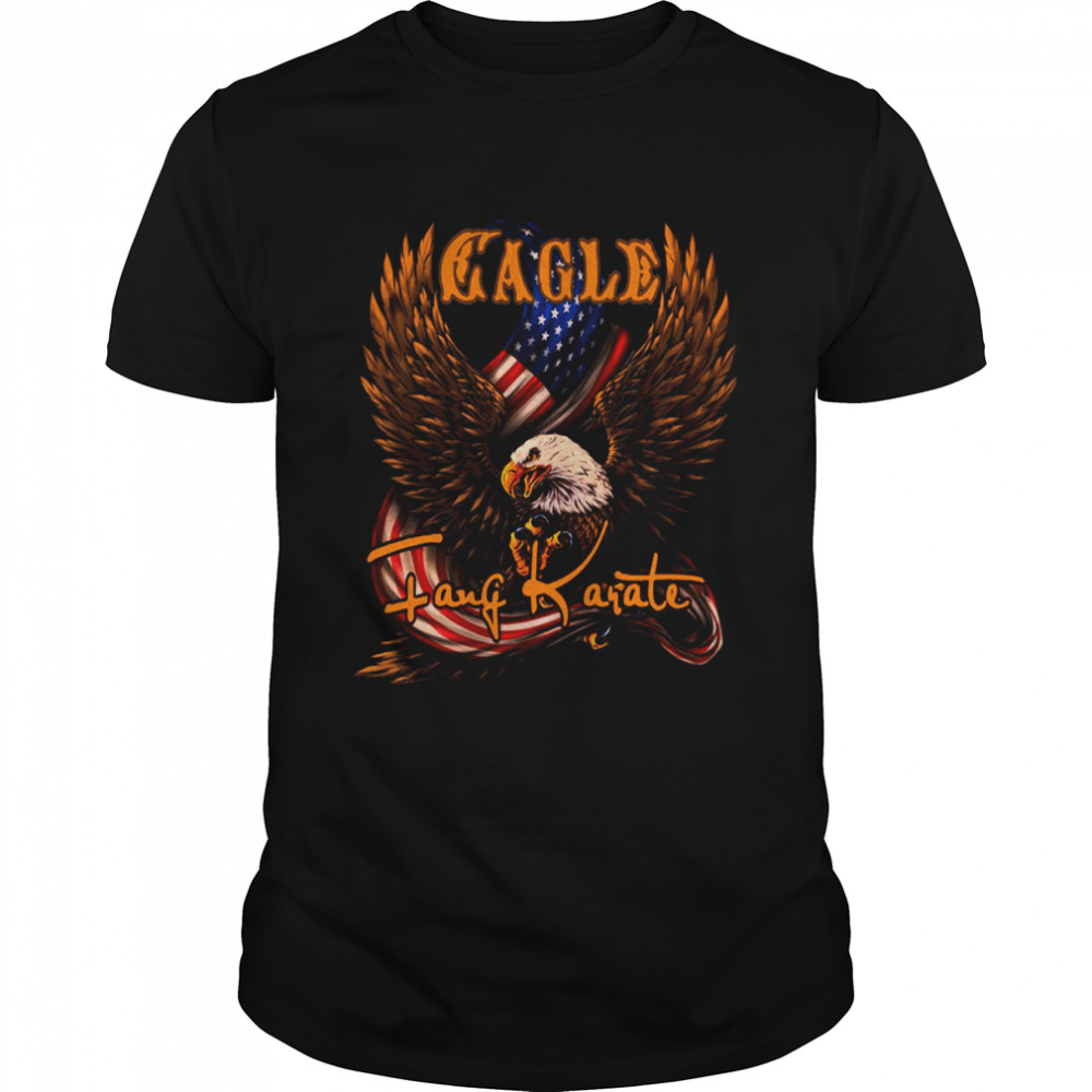 Eagle Fang Karate With Usa Flag shirt