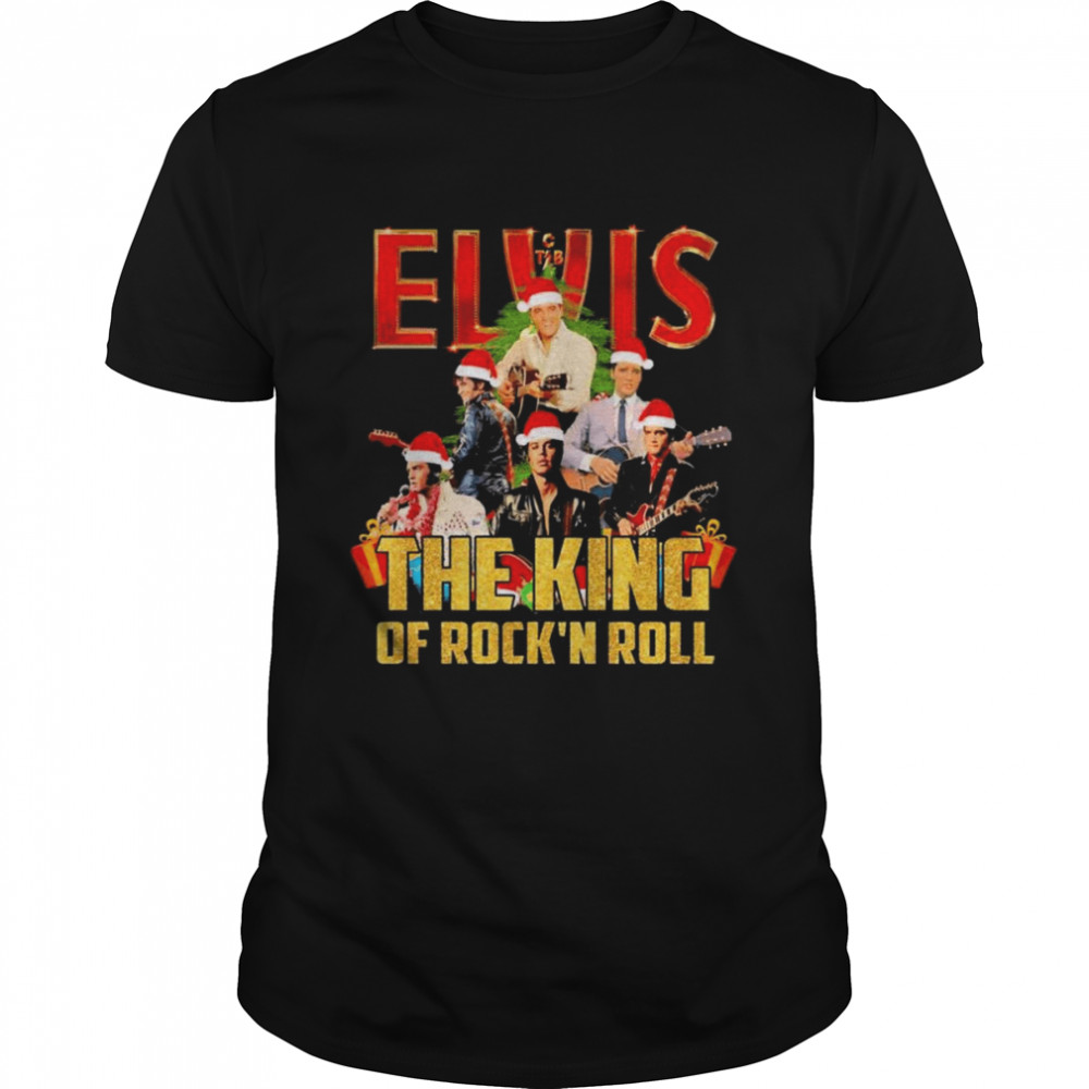 Elvis Presley The King of Rock’N Roll Merry Christmas shirt