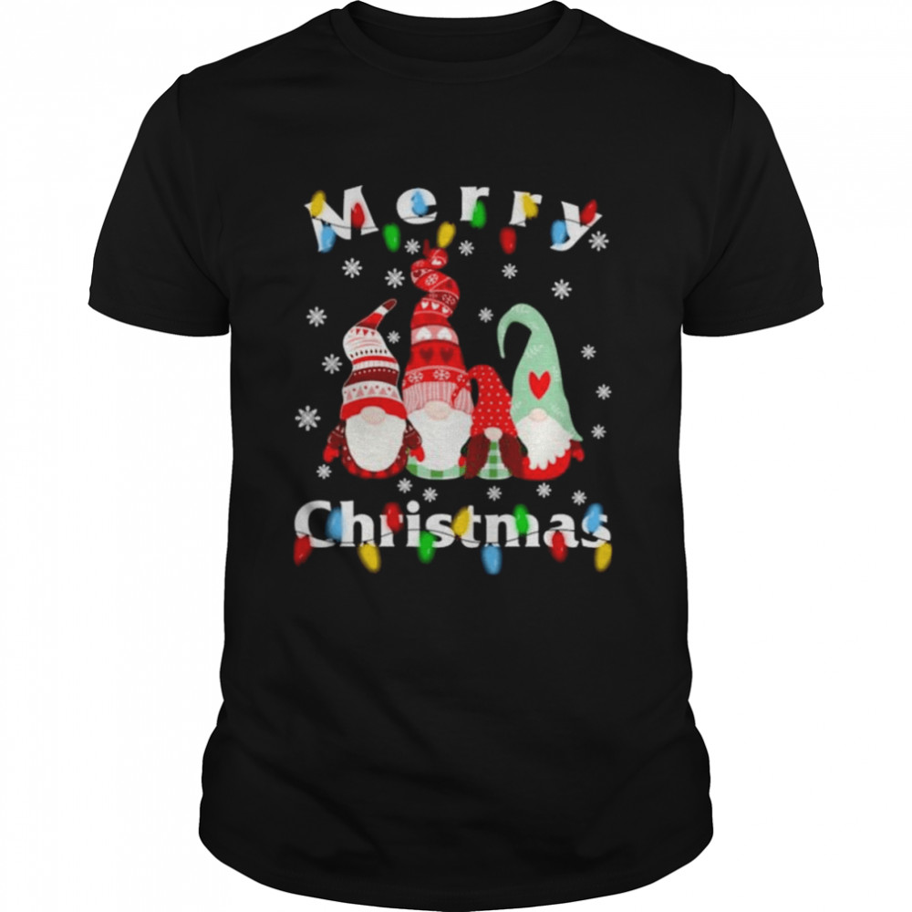 Gnomes Family 2022 Light Merry Christmas Tree Sweater