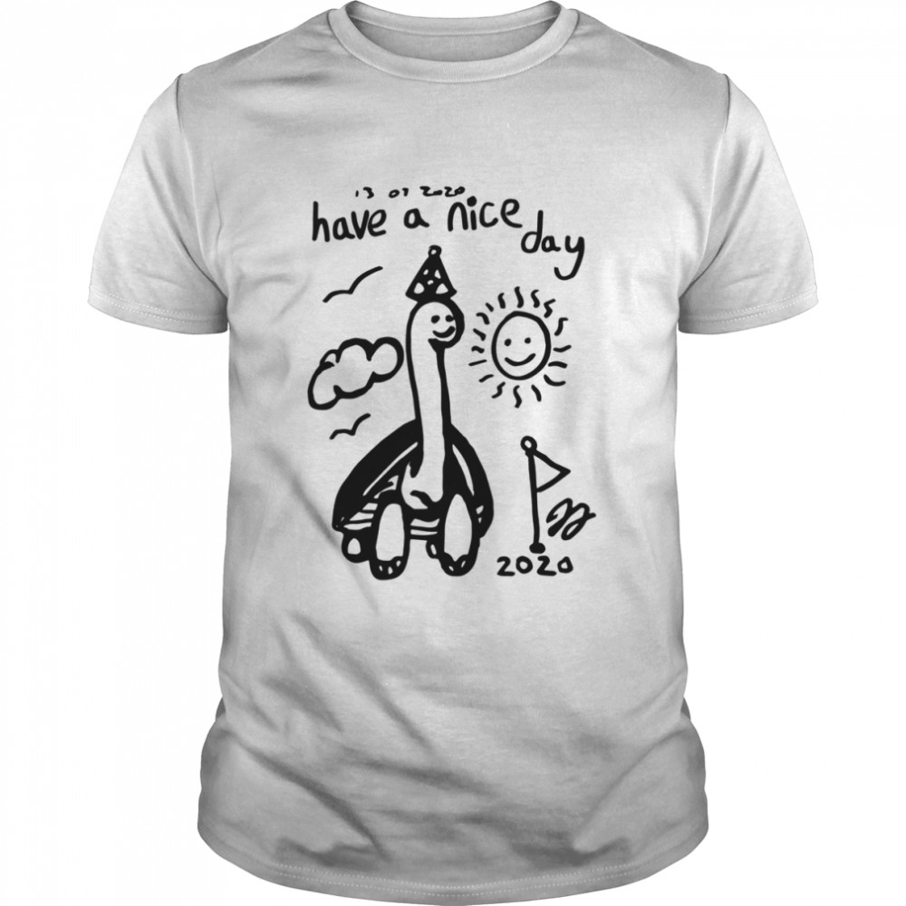 Have A Nice Day Lockdown 2o2o Art Daniel Johnston shirt