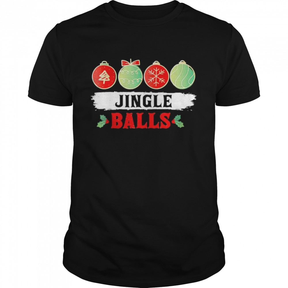 Jingle balls tinsel tits matching couple shirt