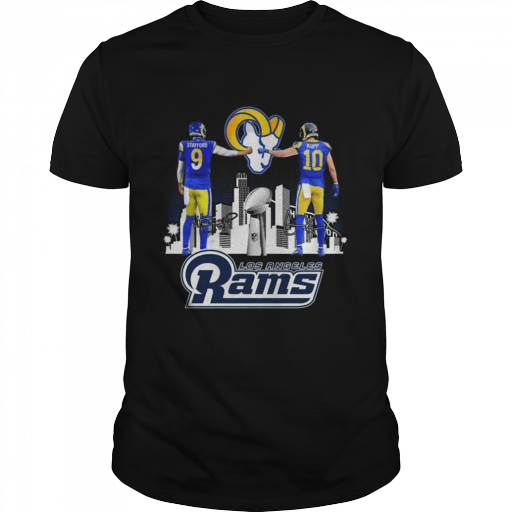 Los angeles rams stafford and kupp signatures 2022 shirt