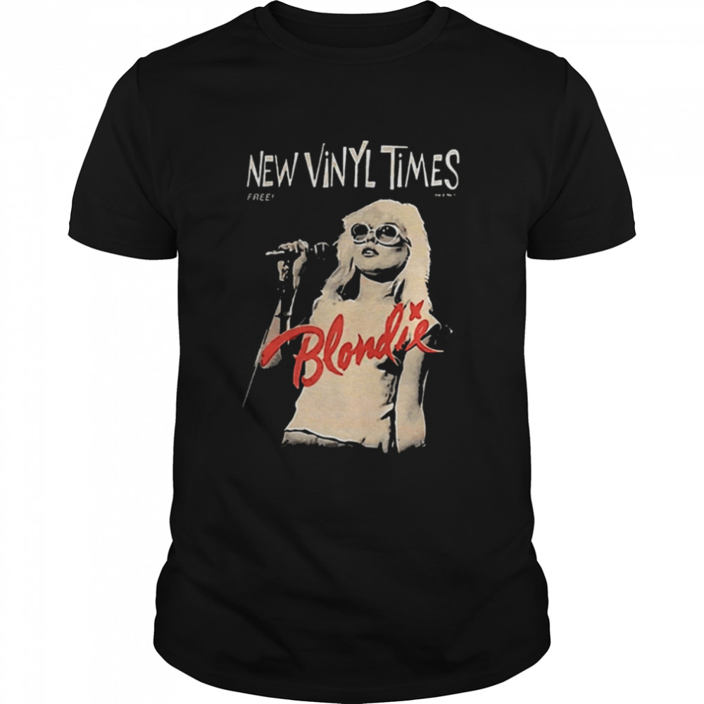 New Vinyl Times Debbie Harry Blondie shirt